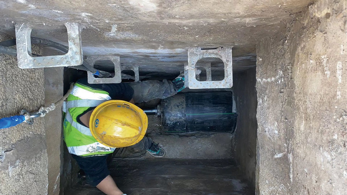 横峰HDPE短管内衬法